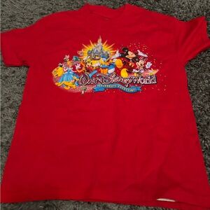Kids Red Disney World T-Shirt
